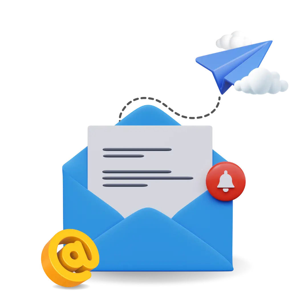 Email sent Confirmation image